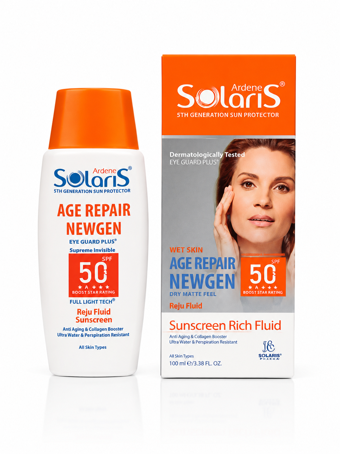 فلوئید ضد آفتاب ضد چروک نیوژن SPF50 سولاریس