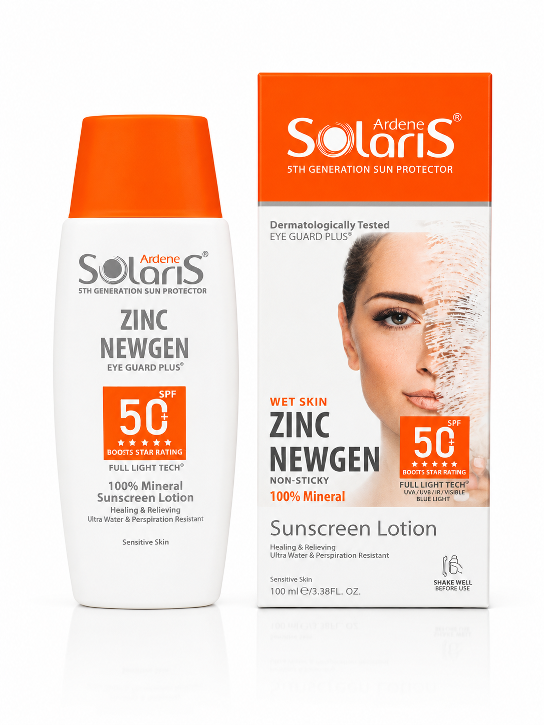 لوسیون ضد آفتاب زینک نیوژن SPF50 سولاریس