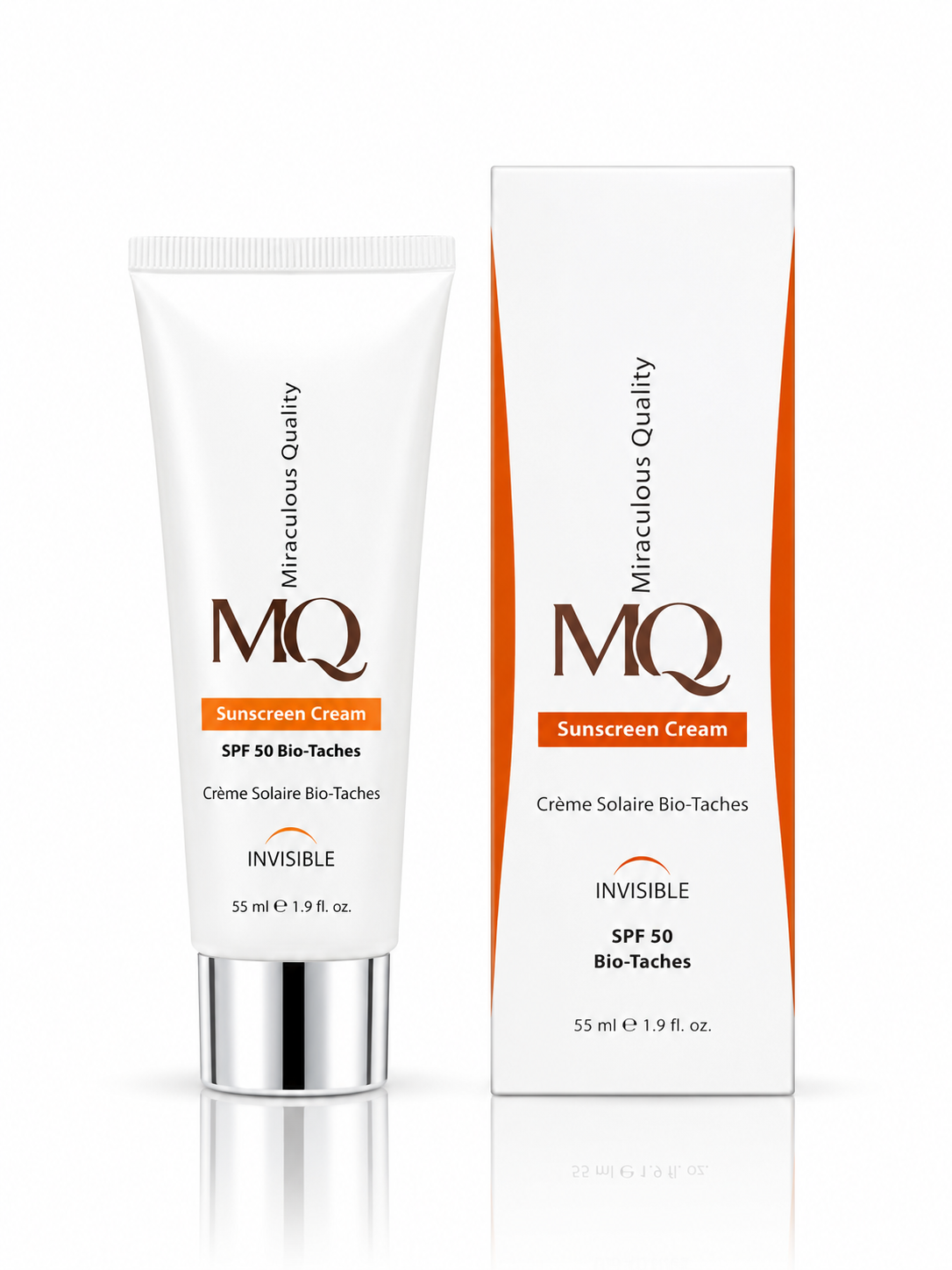 کرم ضد آفتاب بایوتچ بی رنگ SPF50 ام کیو
