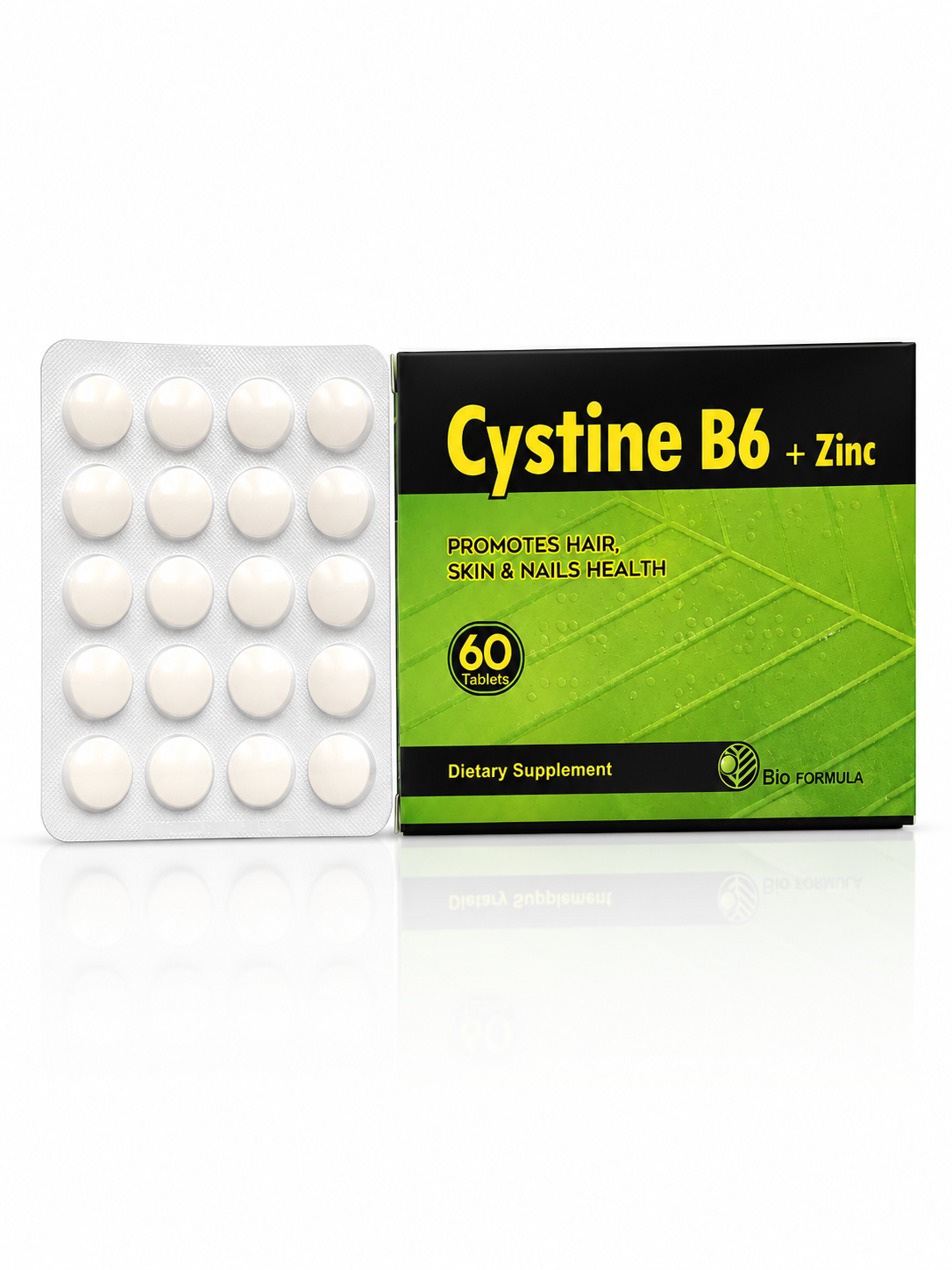 قرص سیستین ب 6 و زینک بایوفرمولا