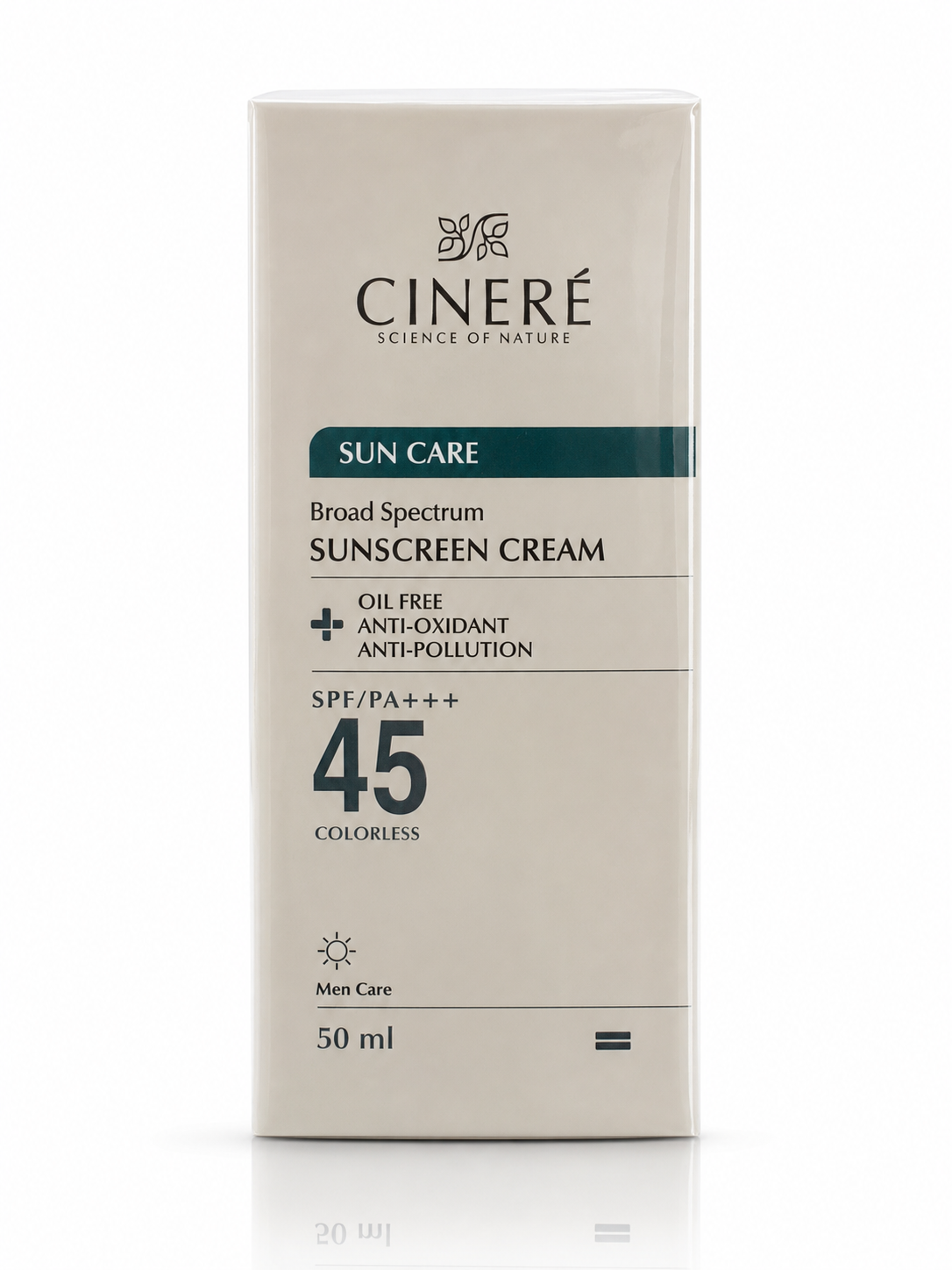 کرم ضد آفتاب مخصوص آقایان SPF45 سینره
